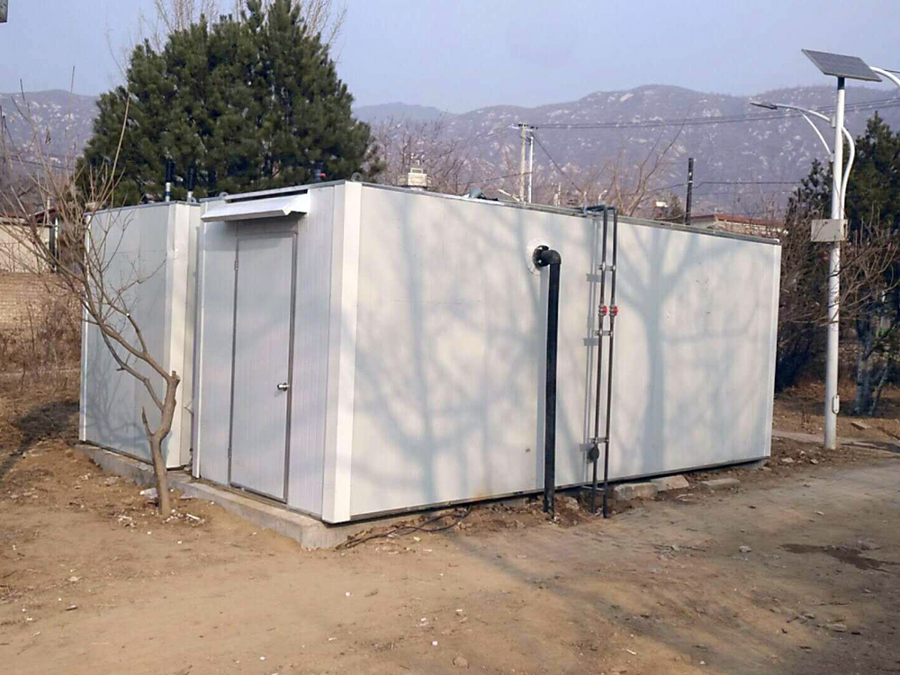 北京懷柔沙峪口村一體化污水處理設備